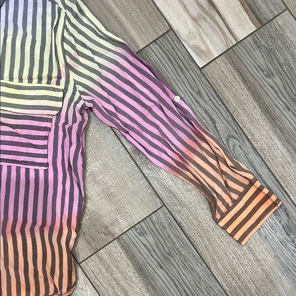 Striped Multicolor womens Shirt - Picture 3 of 9
